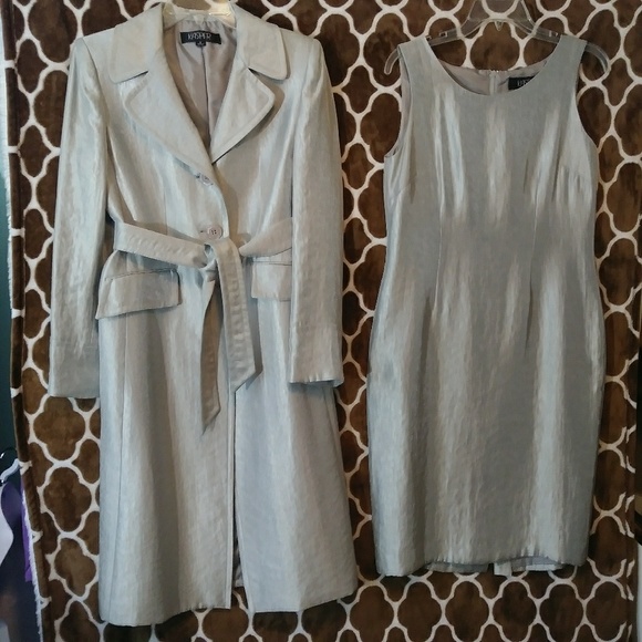 Kasper Dresses & Skirts - Kasper 2 piece Dress & Long Buttondown Coat